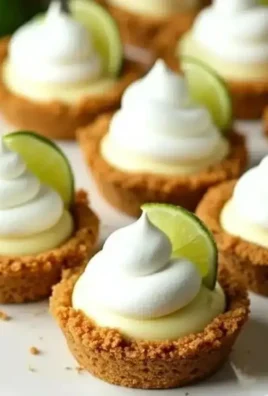 Easy mini no bake key lime pies with a zesty lime filling