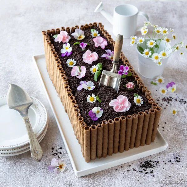 Flower Bed Cake