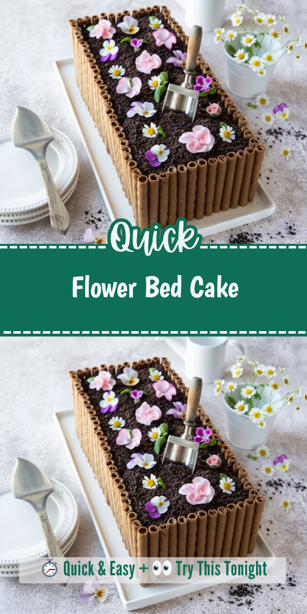 Flower Bed Cake