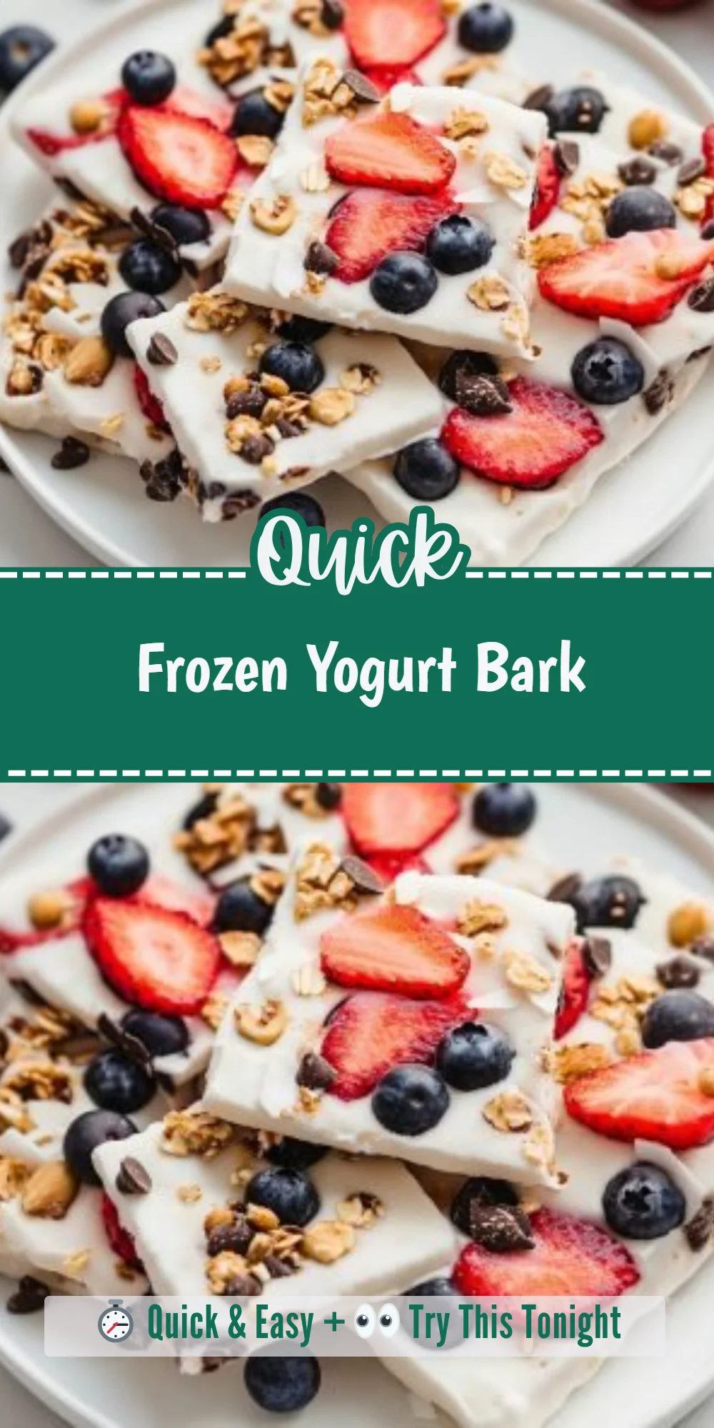 Frozen Yogurt Bark