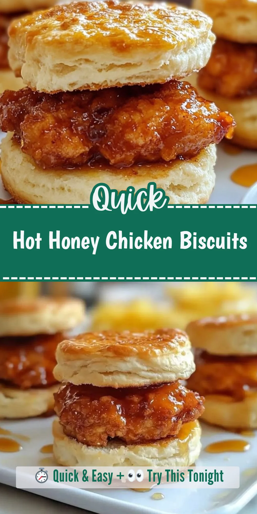 Hot Honey Chicken Biscuits