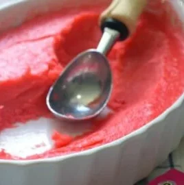 Delicious Kool-Aid Sherbet served in a bowl, colorful and refreshing dessert