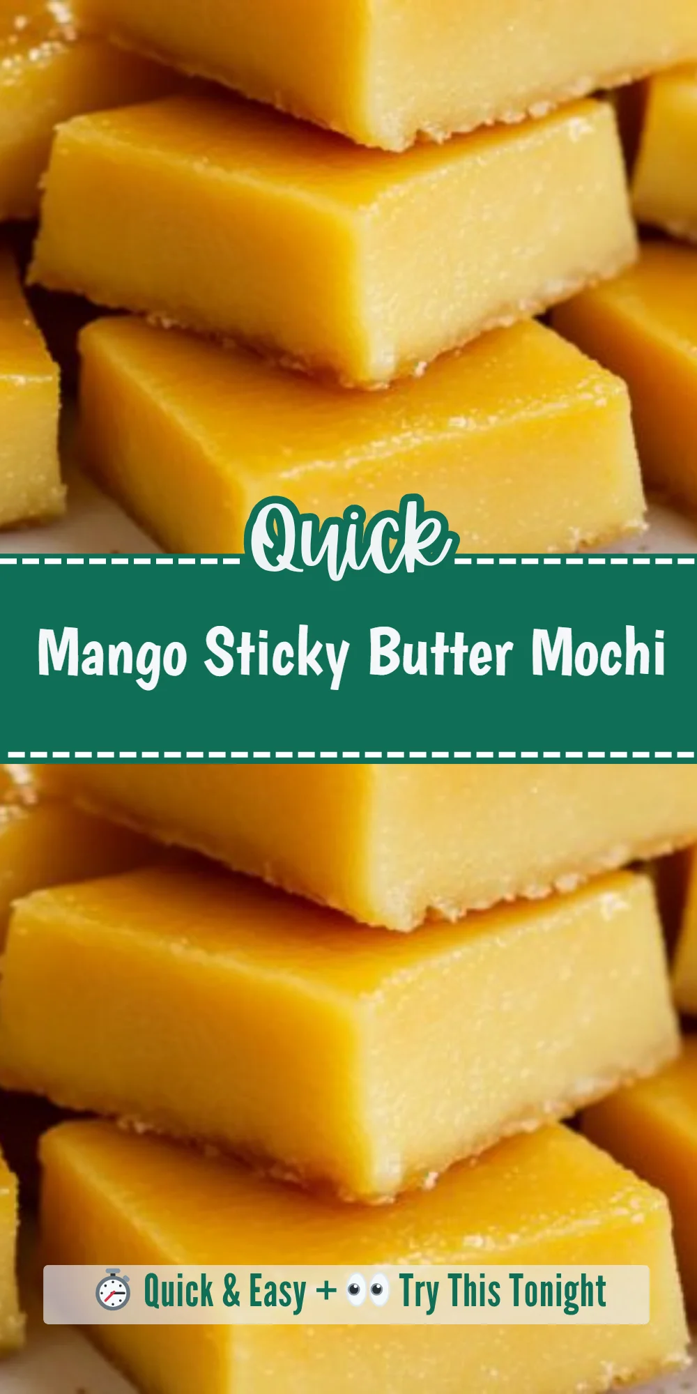 Mango Sticky Butter Mochi