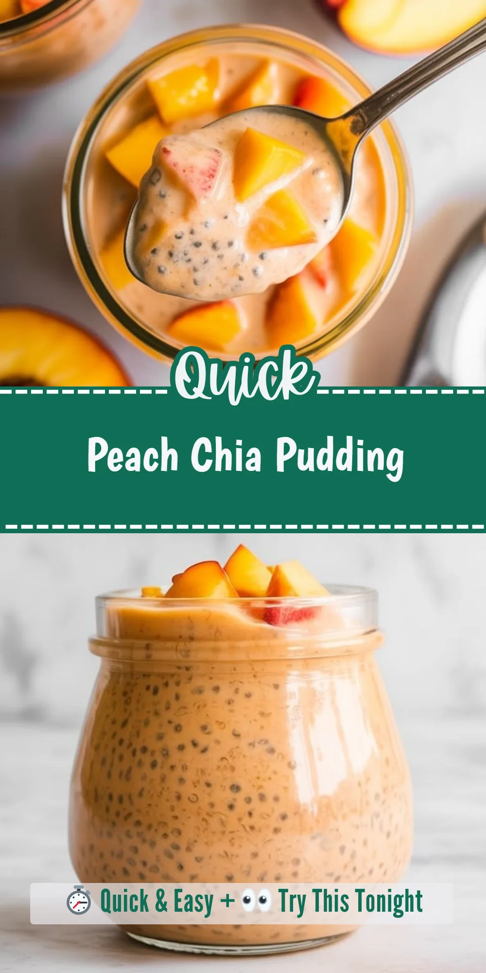 Peach Chia Pudding