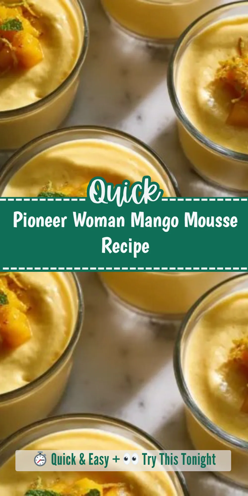 Pioneer Woman Mango Mousse Recipe