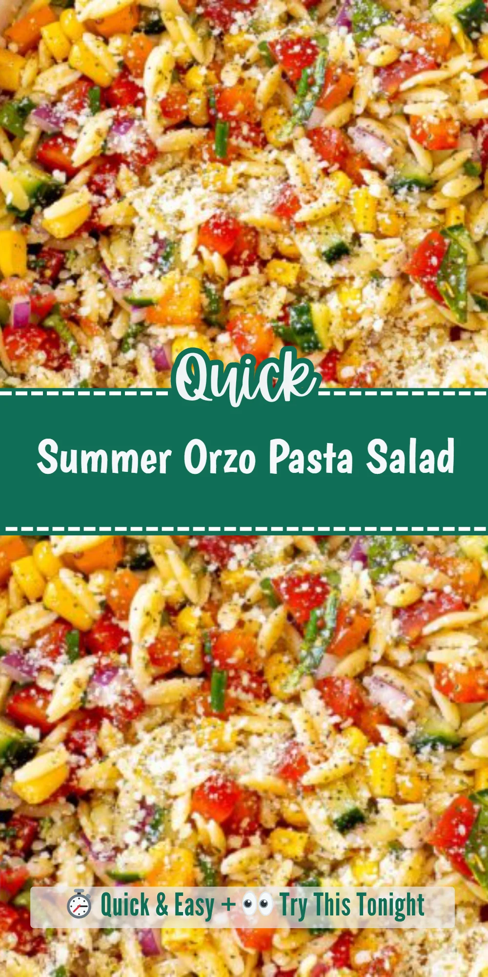 Summer Orzo Pasta Salad