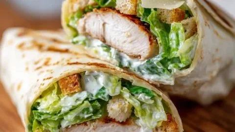 Ultimate Chicken Caesar Wraps: Crispy, Creamy, and Golden-Brown