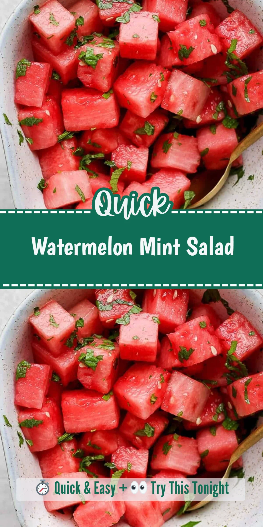 Watermelon Mint Salad