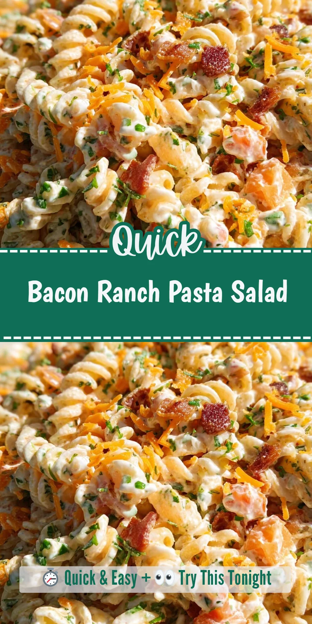Bacon Ranch Pasta Salad