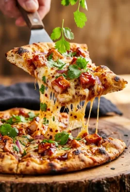 BBQ Chicken Flatbreads topped with fresh ingredients and served on a white plate