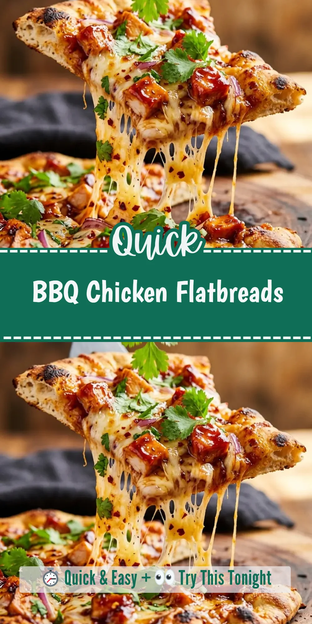 BBQ Chicken Flatbreads