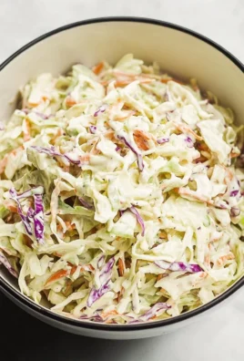 Delicious homemade coleslaw in a bowl