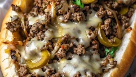 Best Ground Beef Philly Cheesesteak