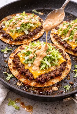 Big Mac Tacos featuring crispy smash burgers wrapped in flavorful tortillas