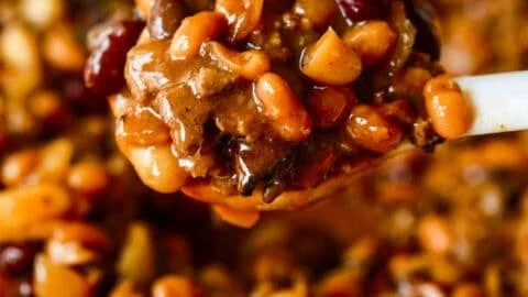 Cowboy Baked Beans Recipe (Oven or Slow Cooker)