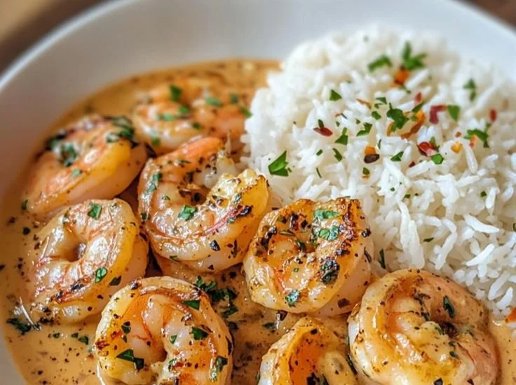 Creamy Garlic Shrimp