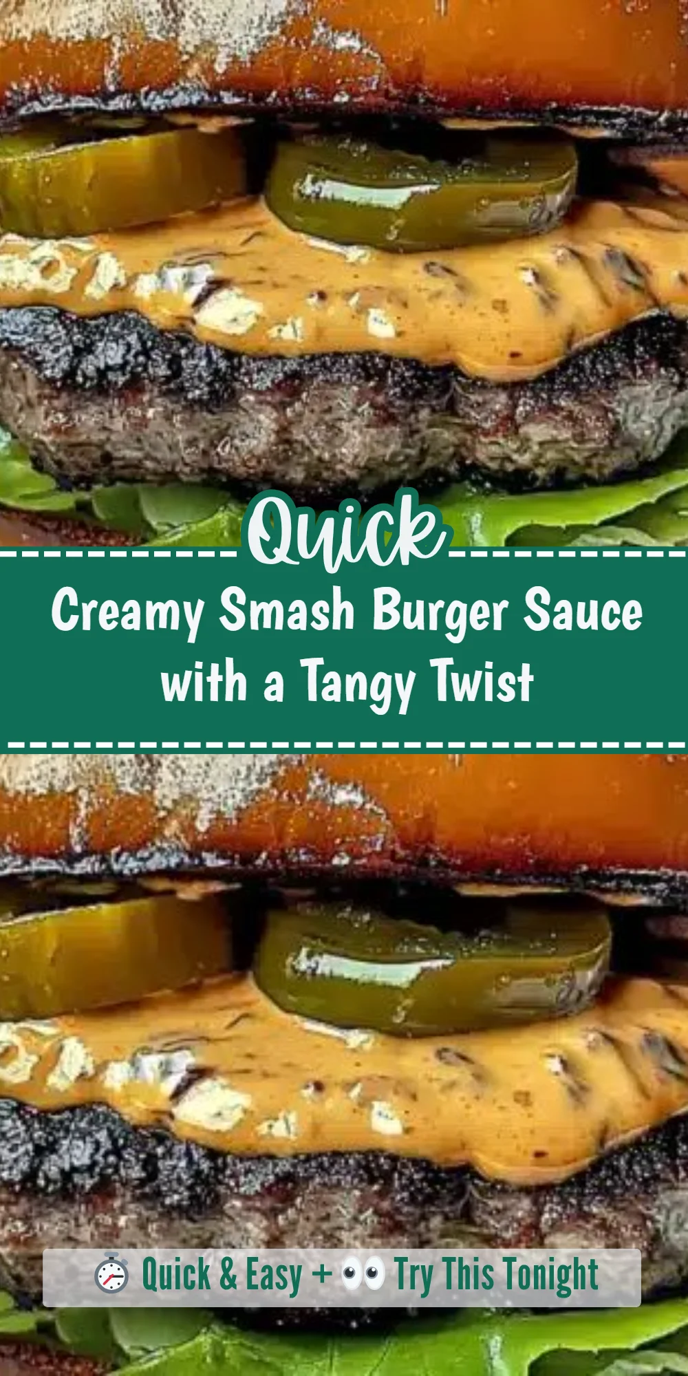 Creamy Smash Burger Sauce with a Tangy Twist
