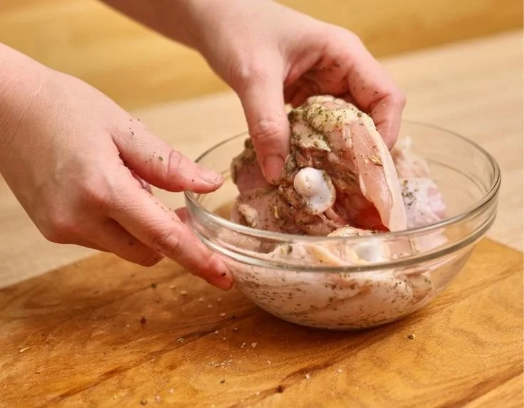 Delicious grilled chicken marinated for flavor and tenderness