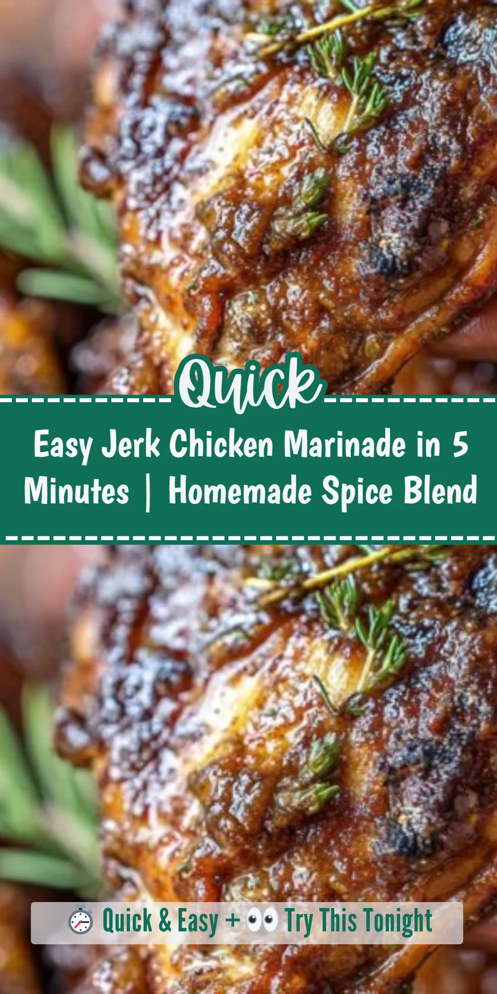 Easy Jerk Chicken Marinade in 5 Minutes | Homemade Spice Blend