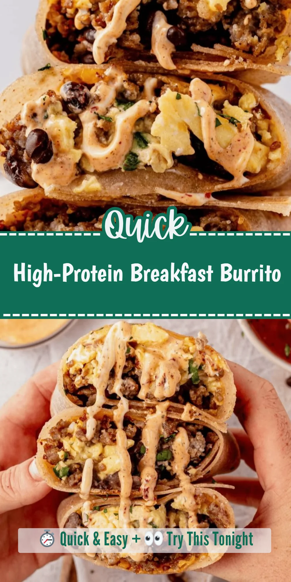 High-Protein Breakfast Burrito