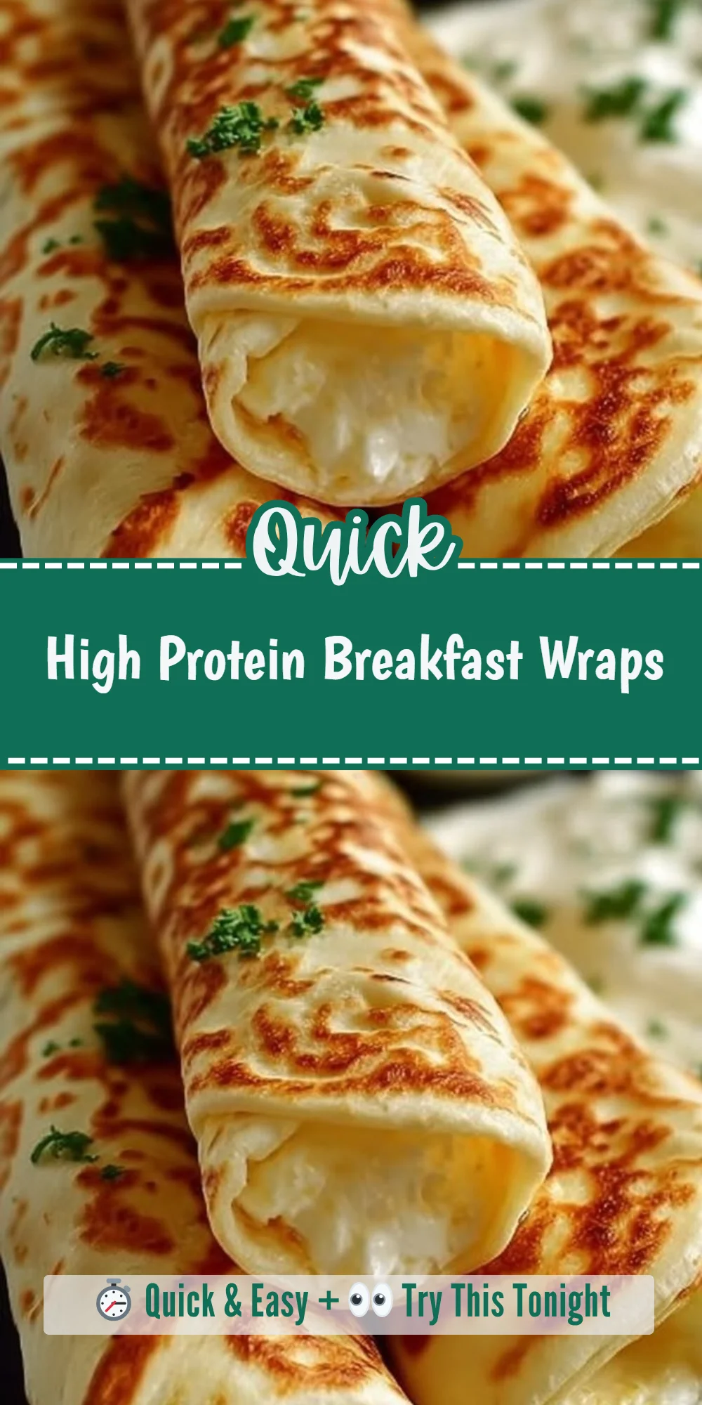 High Protein Breakfast Wraps