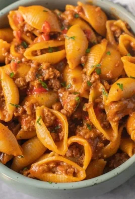 High Protein Taco Pasta with flavorful ingredients