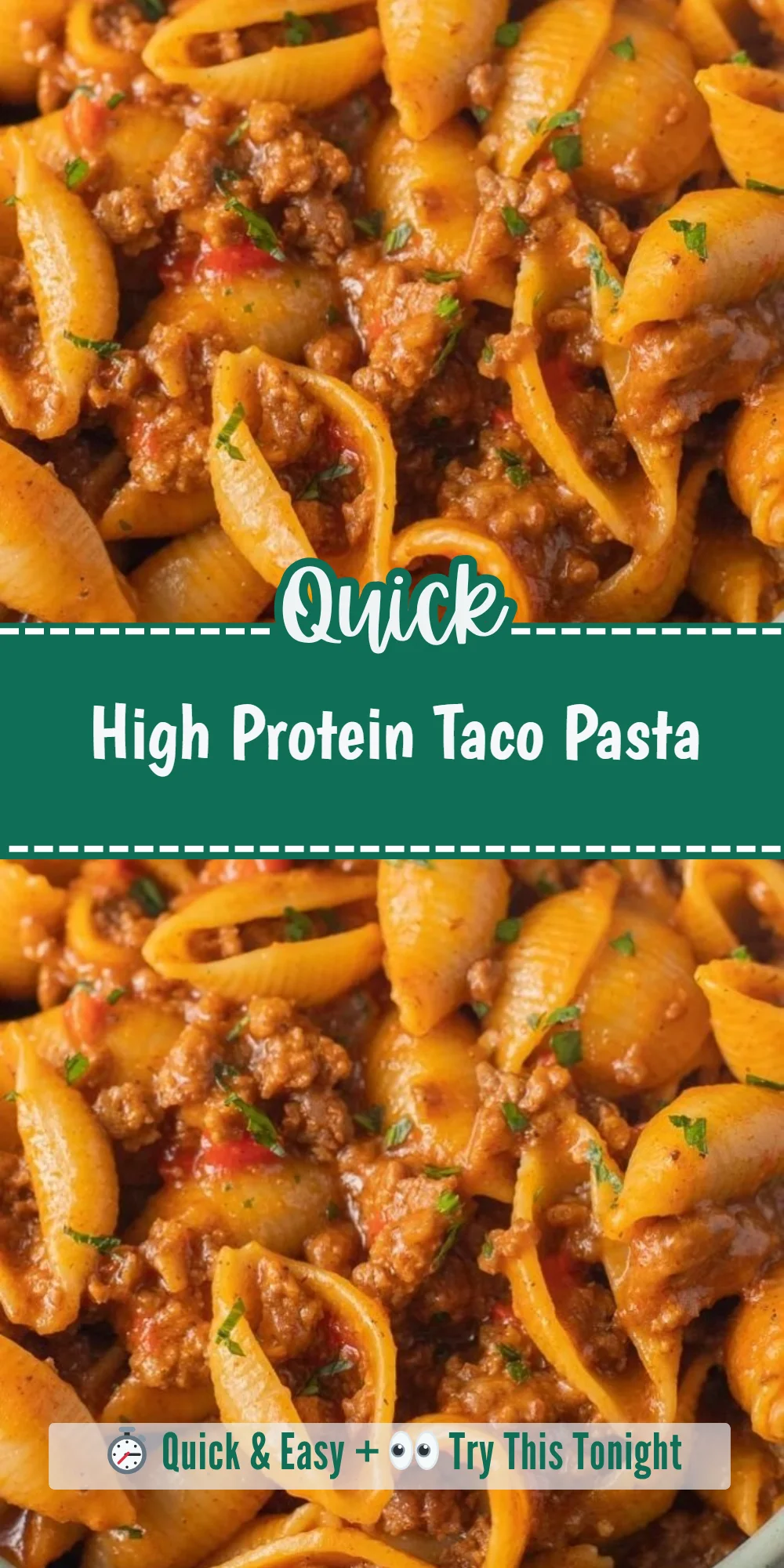 High Protein Taco Pasta