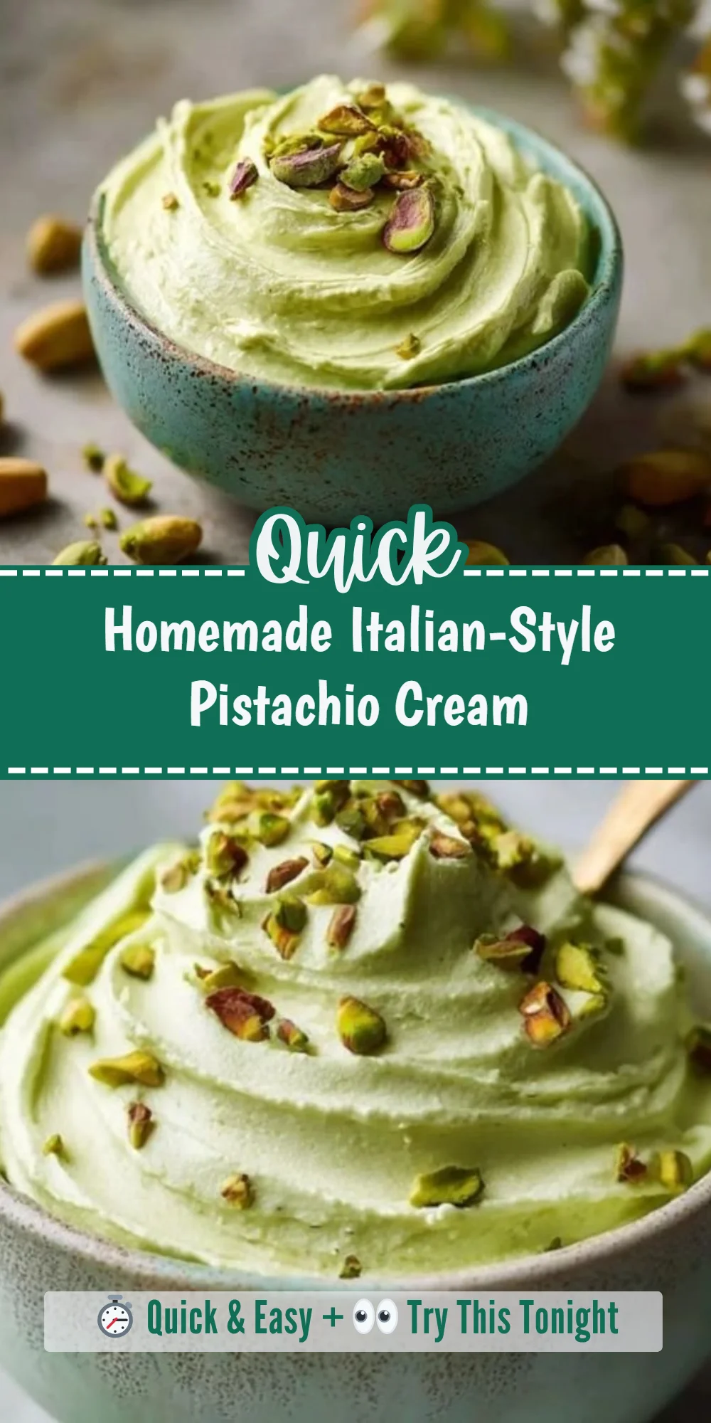 Homemade Italian-Style Pistachio Cream
