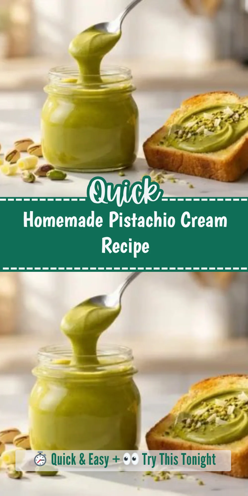 Homemade Pistachio Cream Recipe