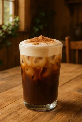 Delicious Maple Brown Sugar Cold Foam topping on a beverage