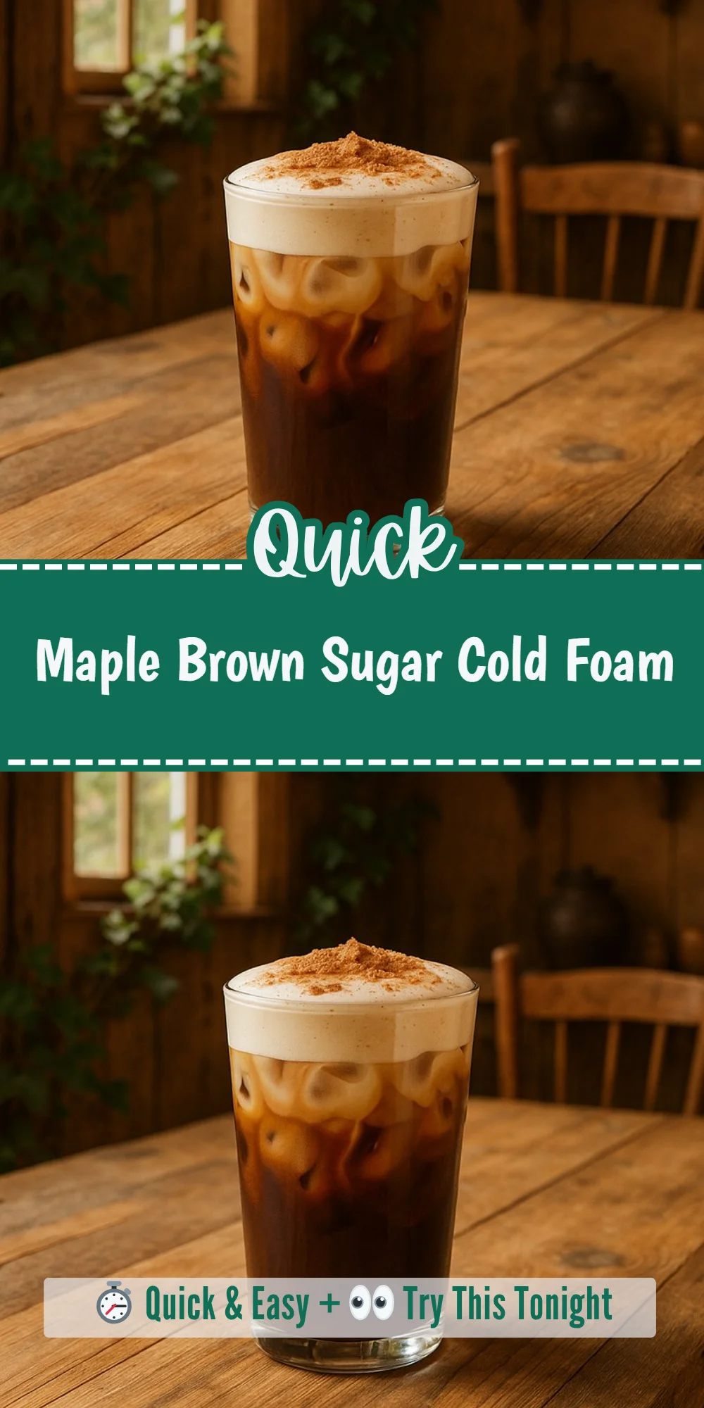 Maple Brown Sugar Cold Foam