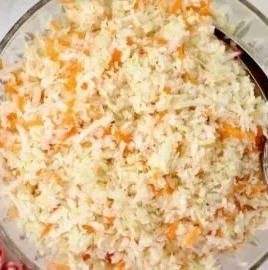 Creamy old fashioned American coleslaw served in a bowl