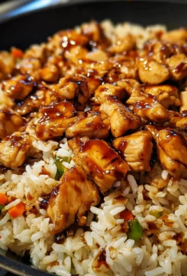 One-pan honey BBQ chicken served over flavorful rice.