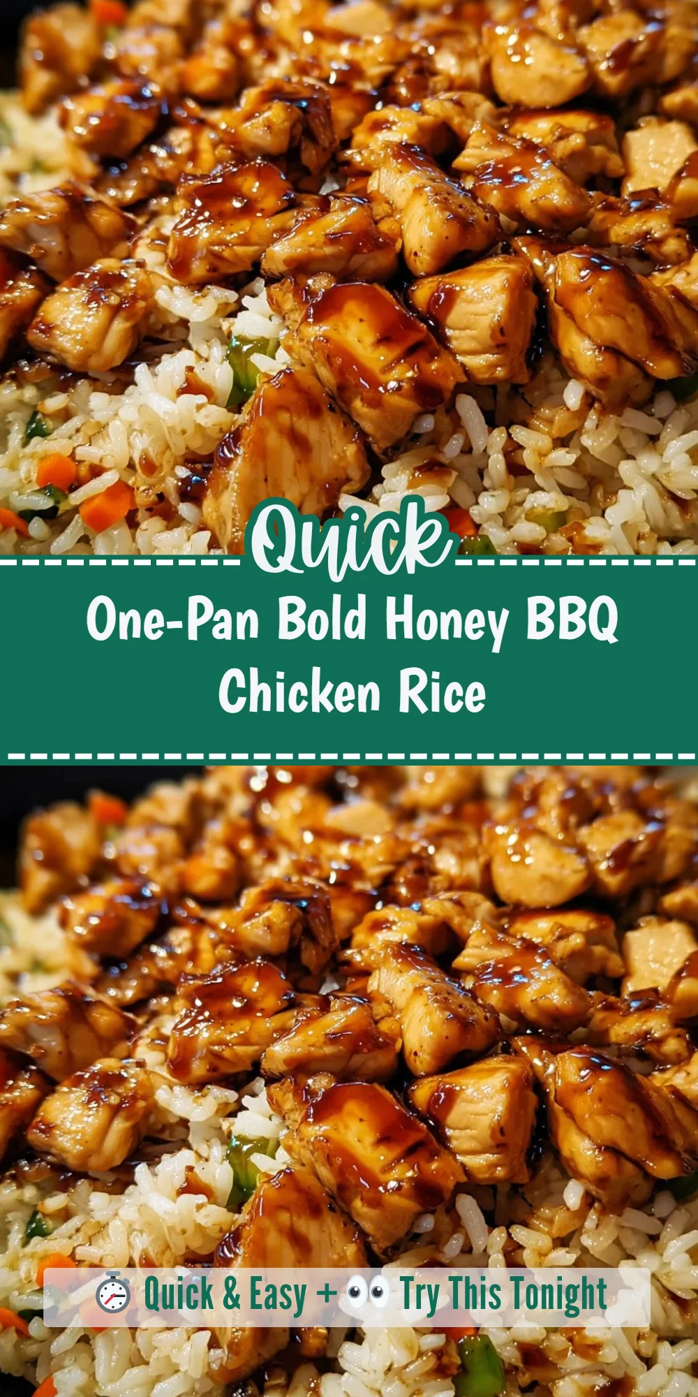 One-Pan Bold Honey BBQ Chicken Rice