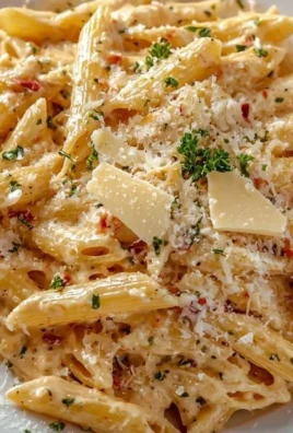 A bowl of one pot creamy garlic pasta topped with fresh herbs and cheese