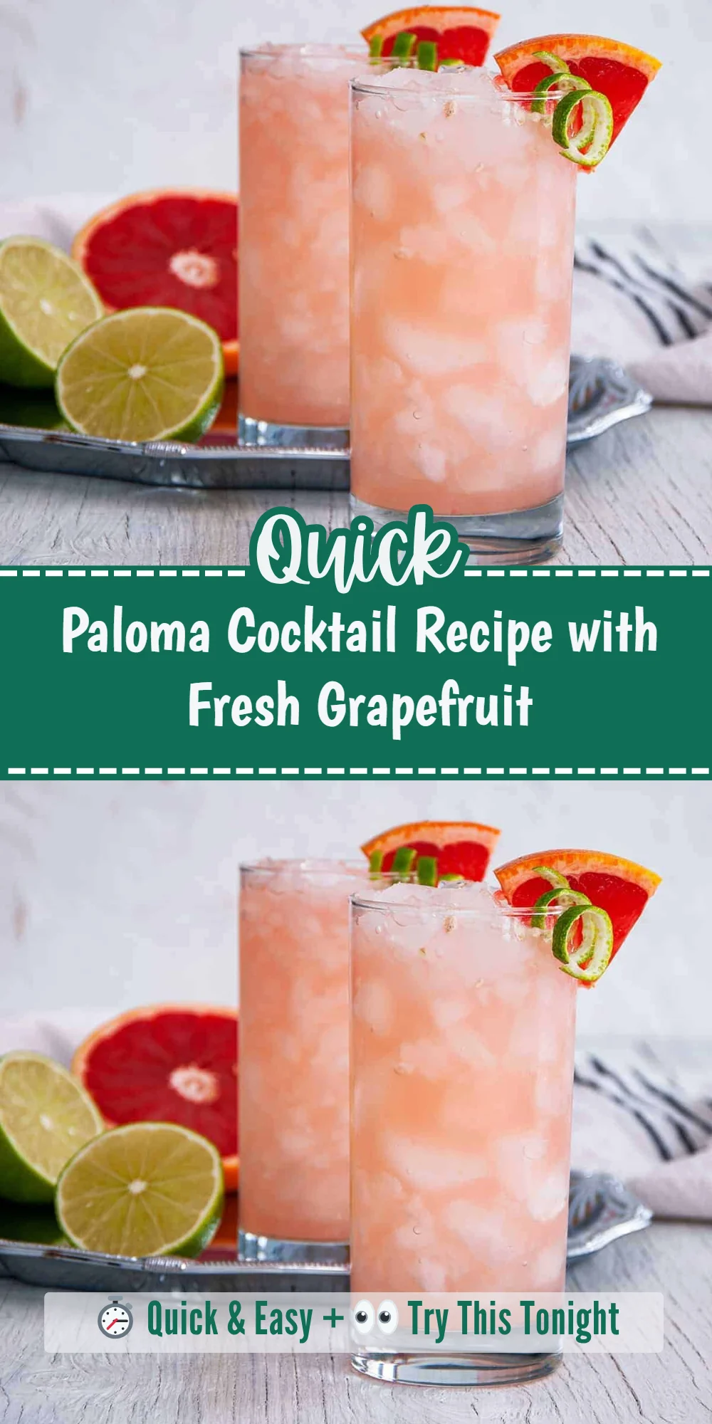 Paloma Cocktail Recipe with Fresh Grapefruit