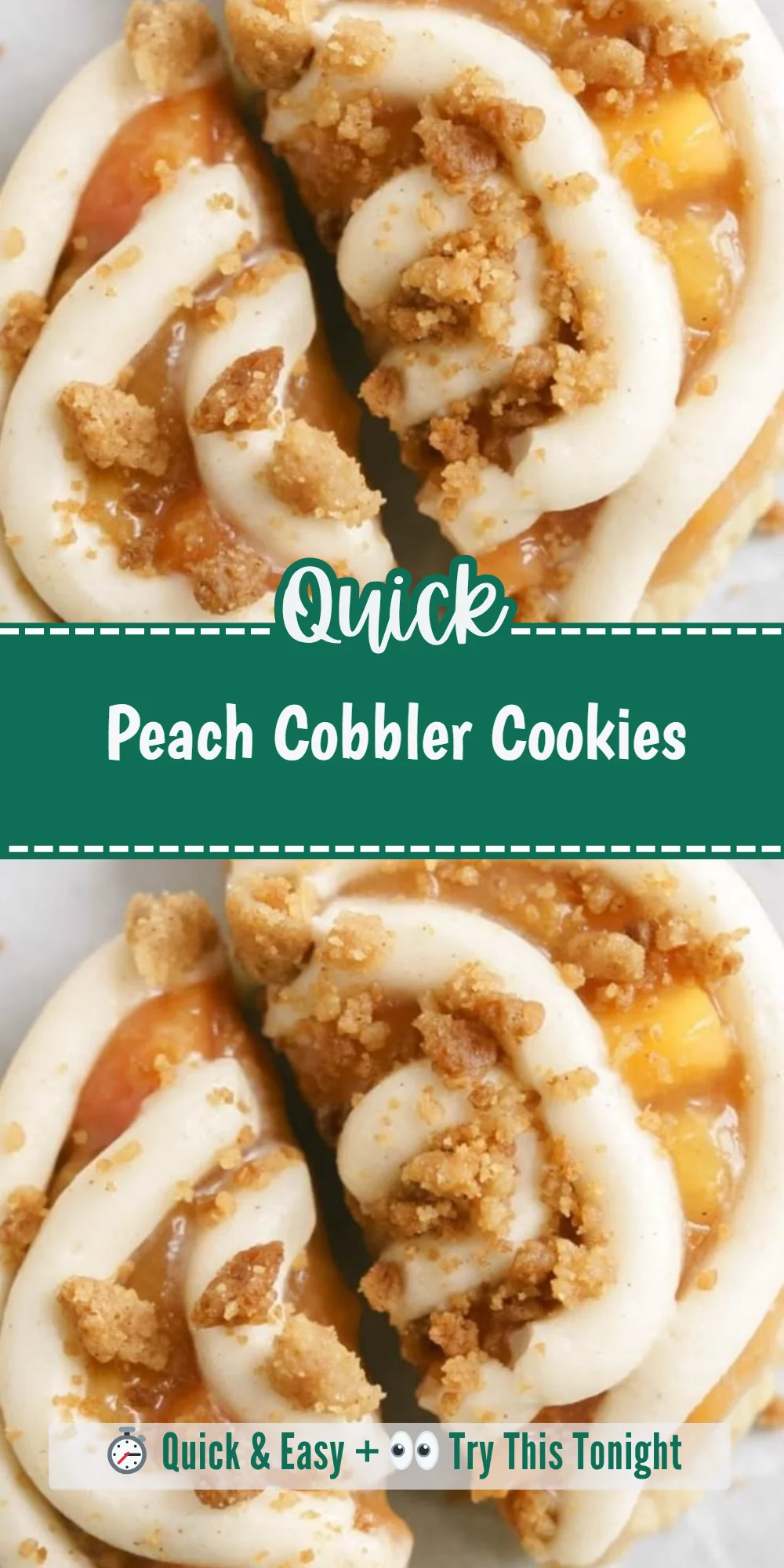 Peach Cobbler Cookies