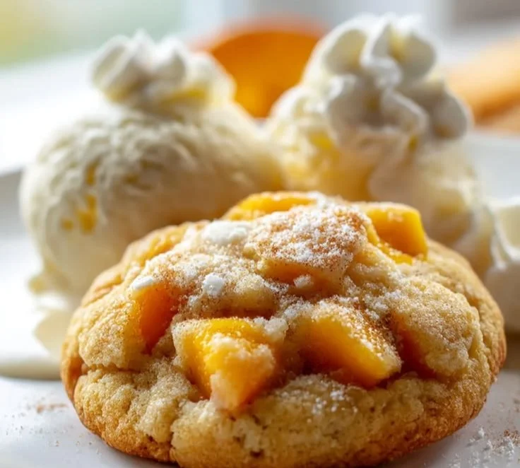 Peach Cobbler Cookies