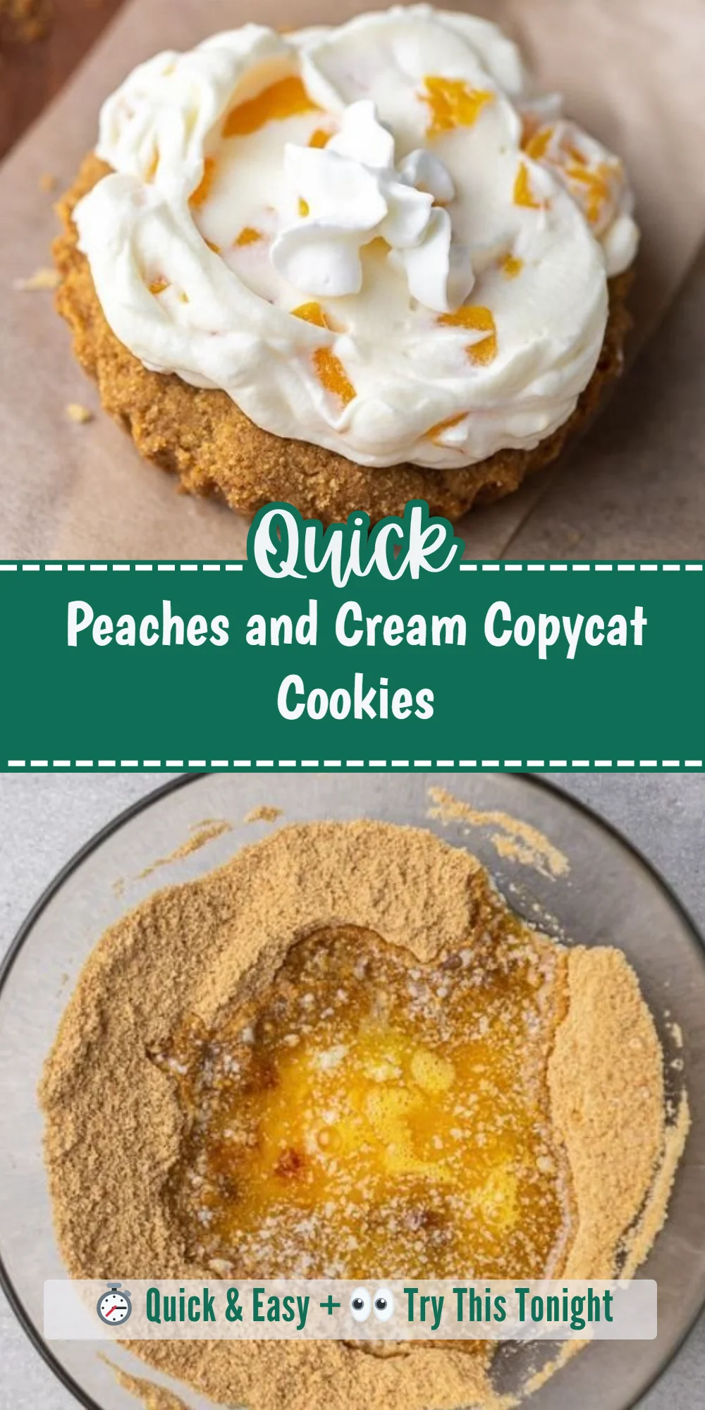 Peaches and Cream Copycat Cookies