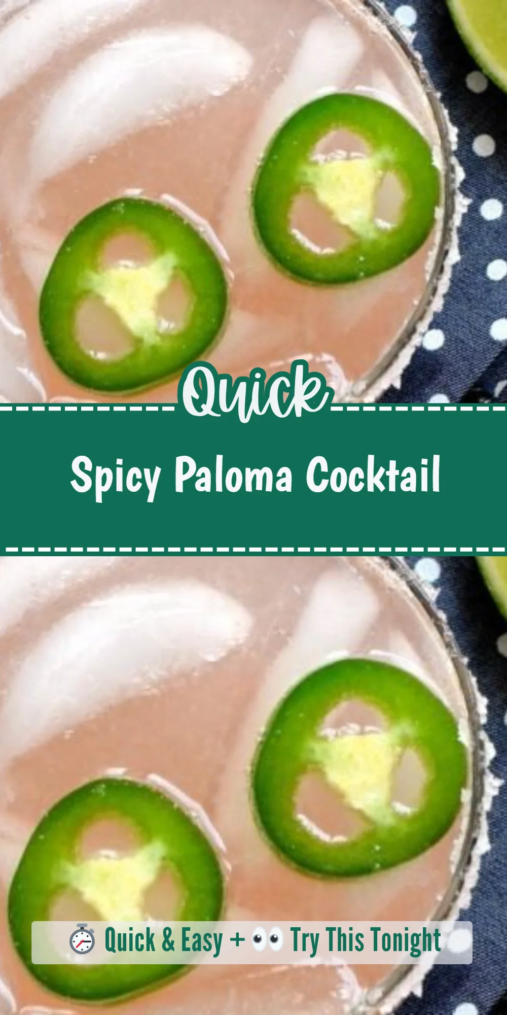 Spicy Paloma Cocktail