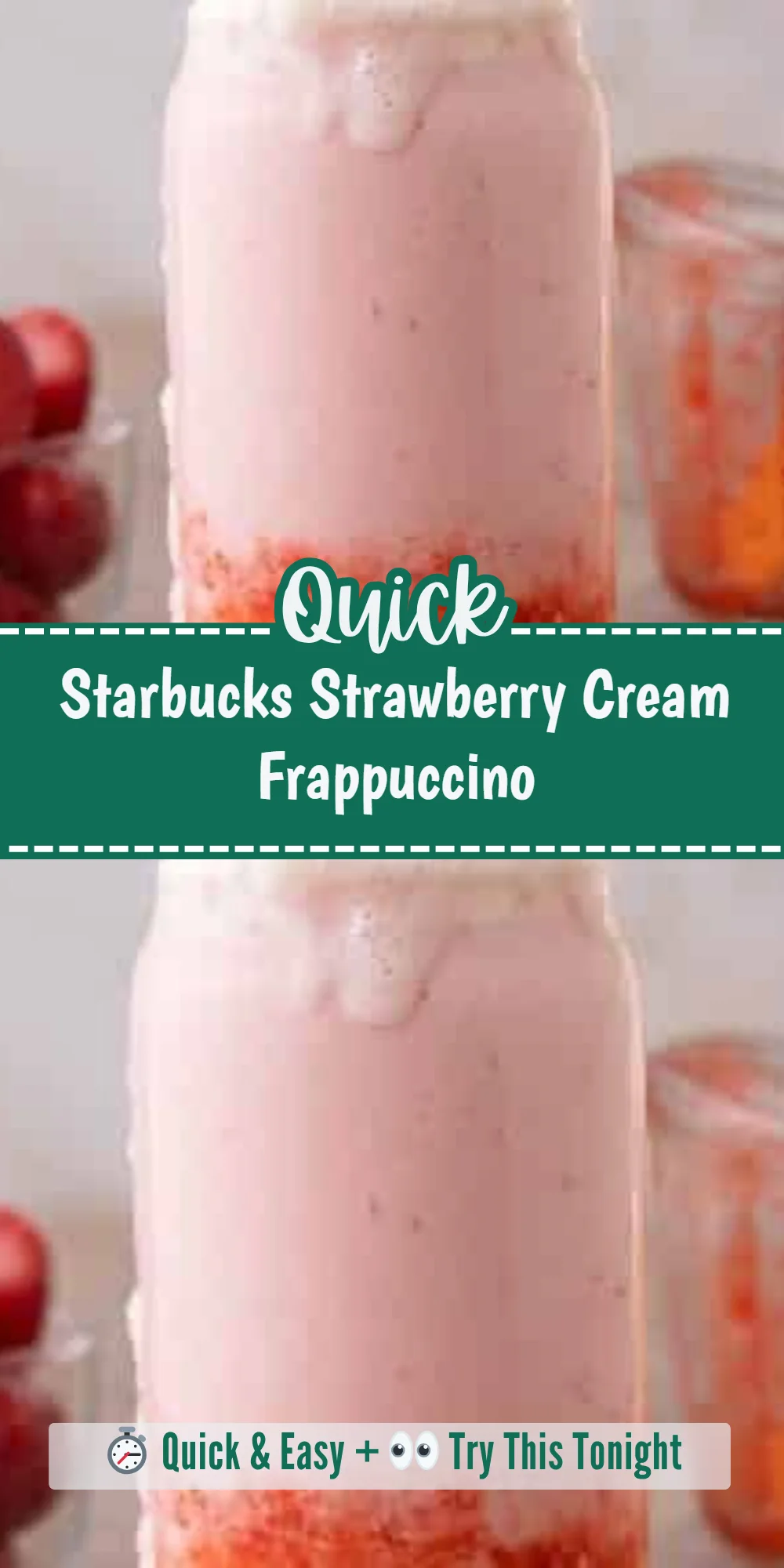 Starbucks Strawberry Cream Frappuccino