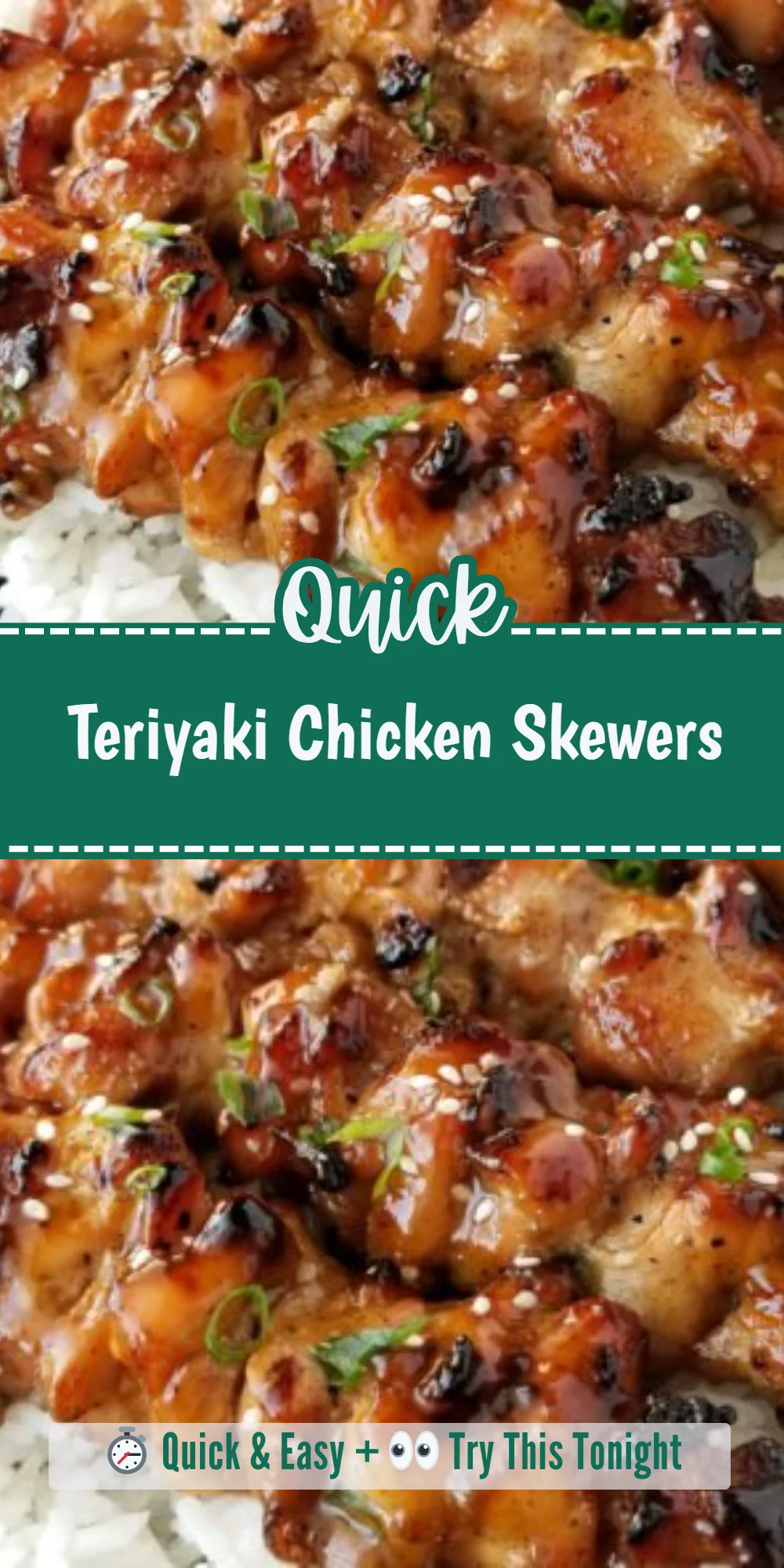 Teriyaki Chicken Skewers
