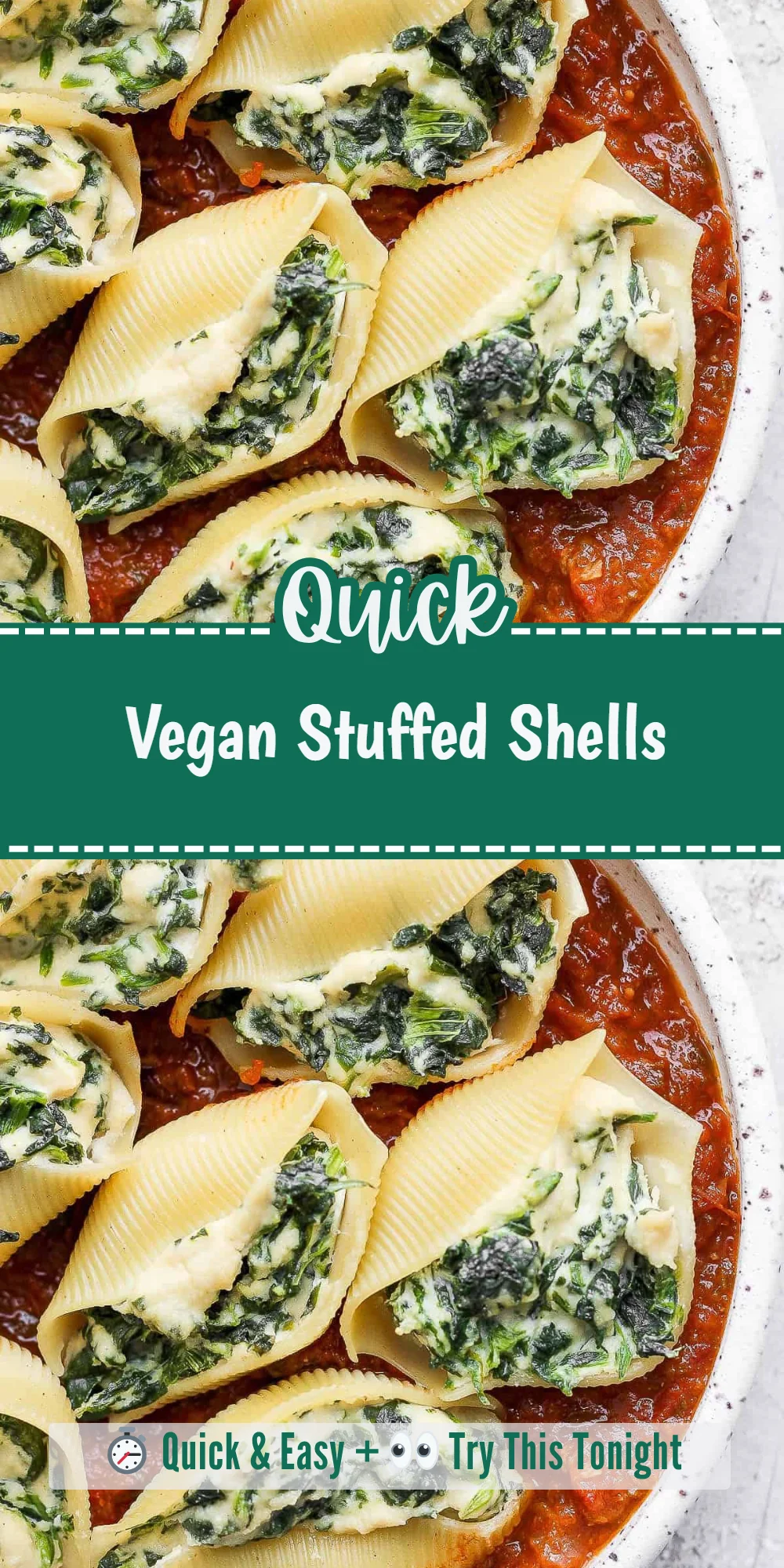 Vegan Stuffed Shells