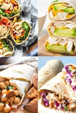 Healthy lunch wrap ideas with easy recipes for quick meals.