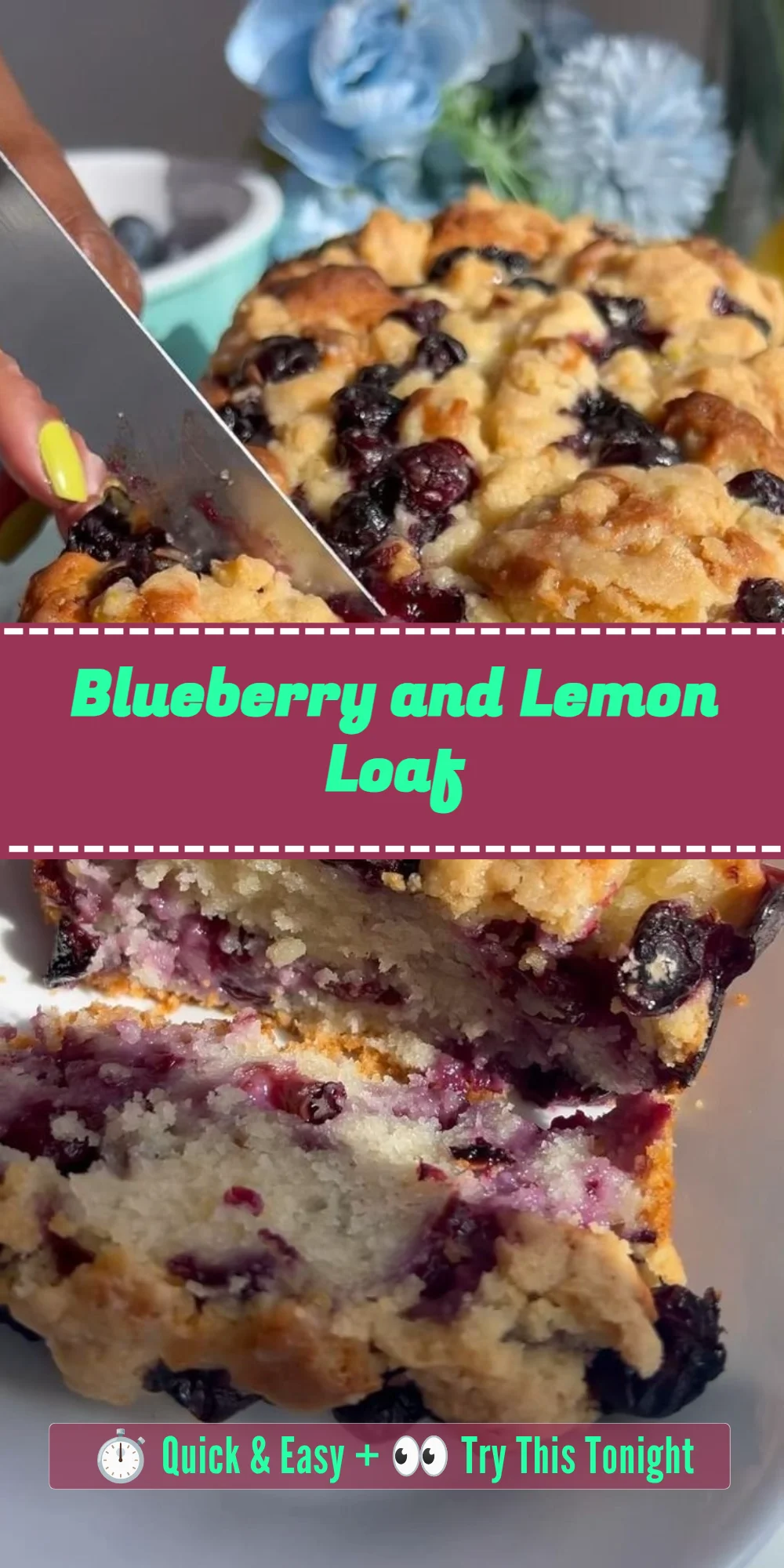 Blueberry and Lemon Loaf