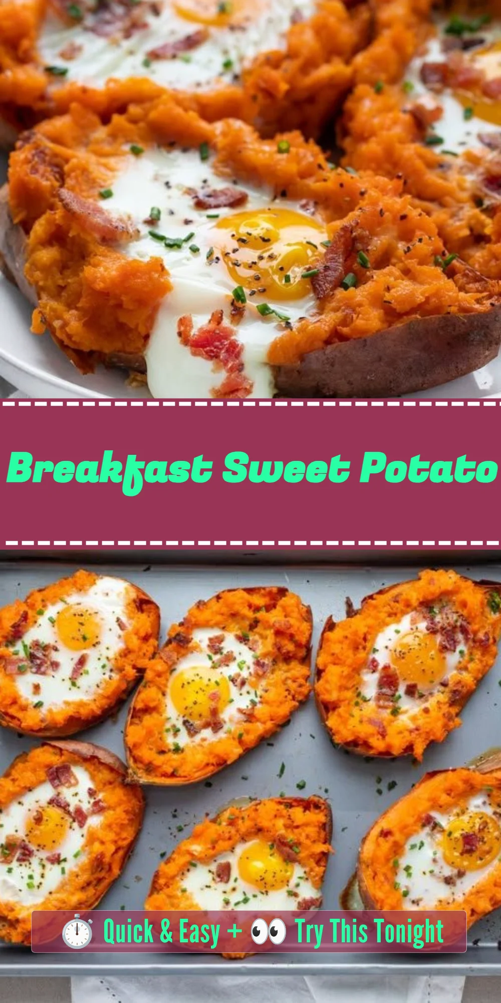 Breakfast Sweet Potato