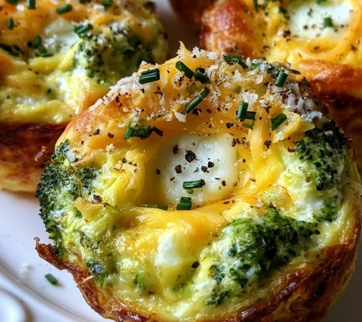 Cottage Cheese Broccoli Cheddar Melt Bites