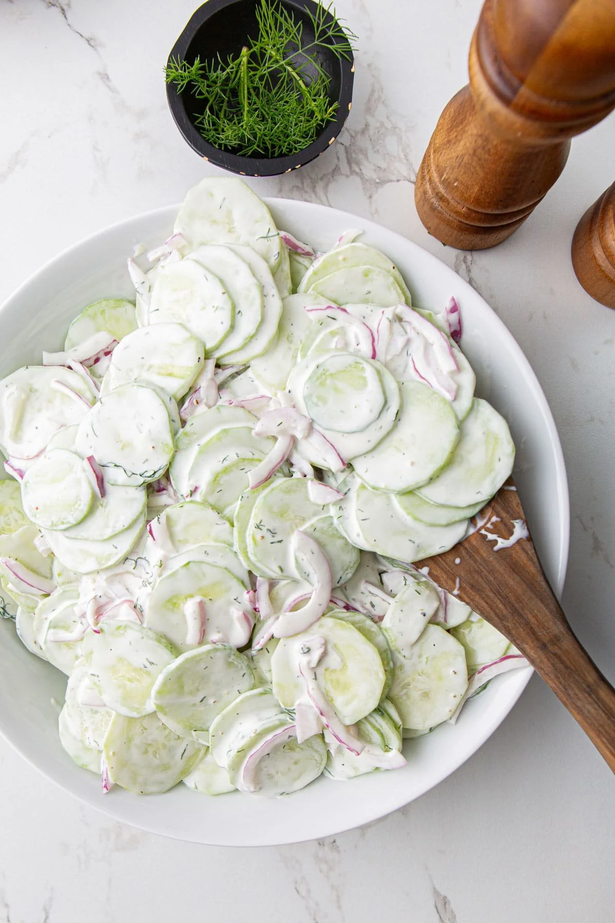 Creamy Cucumber Salad