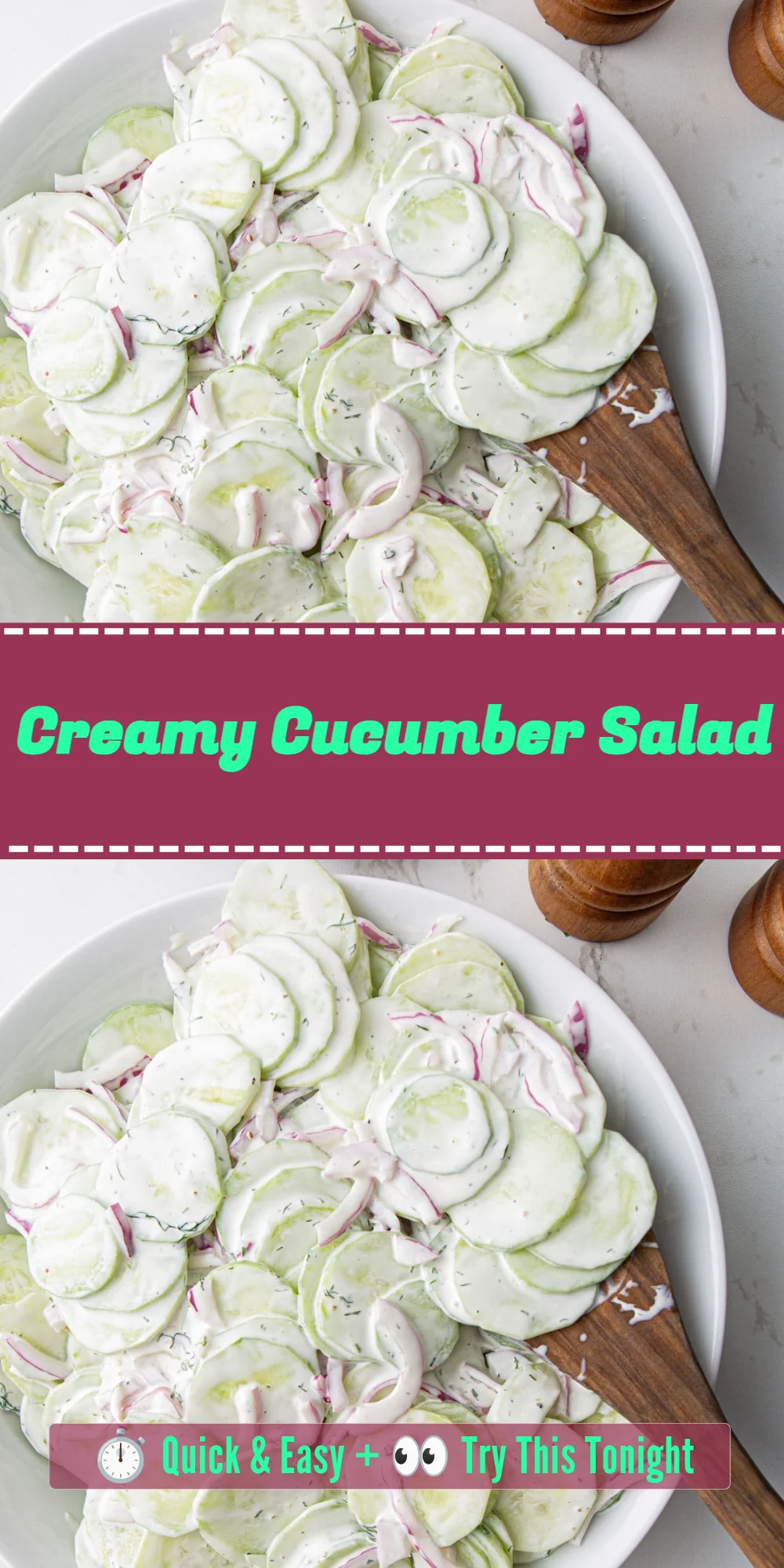 Creamy Cucumber Salad