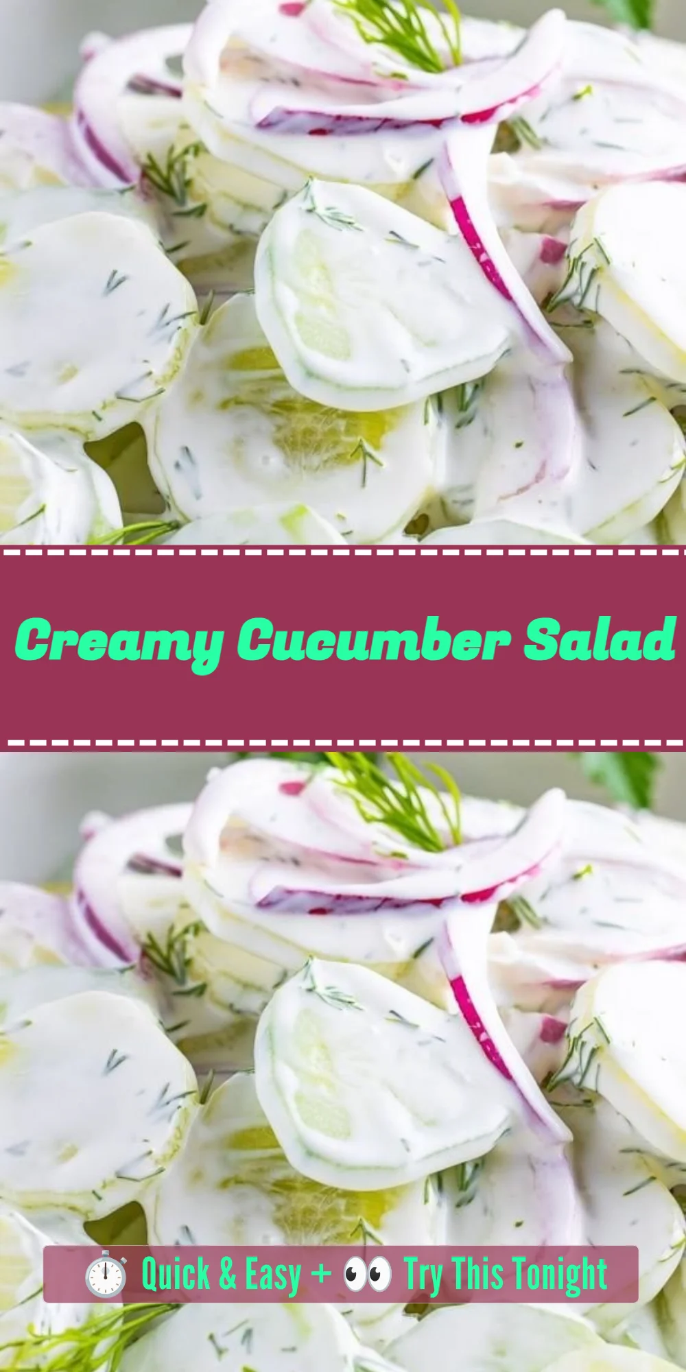 Creamy Cucumber Salad